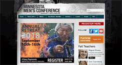 Desktop Screenshot of minnesotamensconference.com